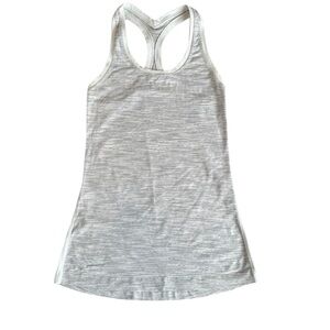 Lululemon Gray Fitted Racerback Tank Top
